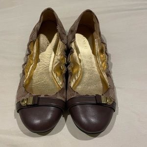 Coach, size 8, ballet flats